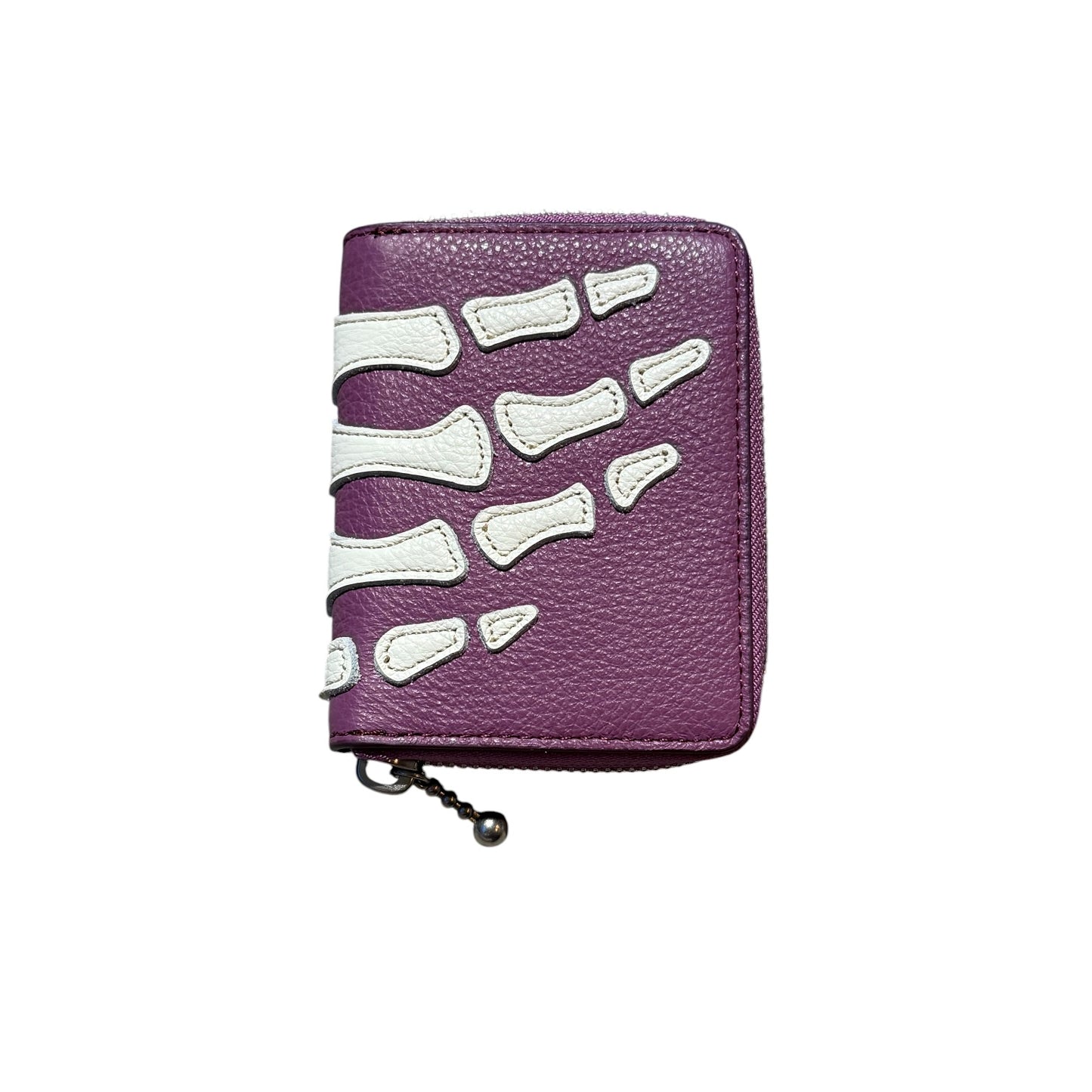 Kapital Thumbs Up Bone Hand Mini Zip Coin Wallet
