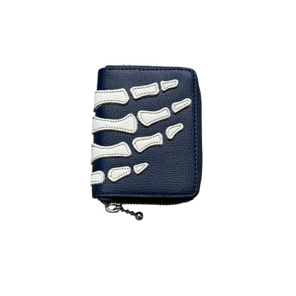 Kapital Thumbs Up Bone Hand Mini Zip Coin Wallet