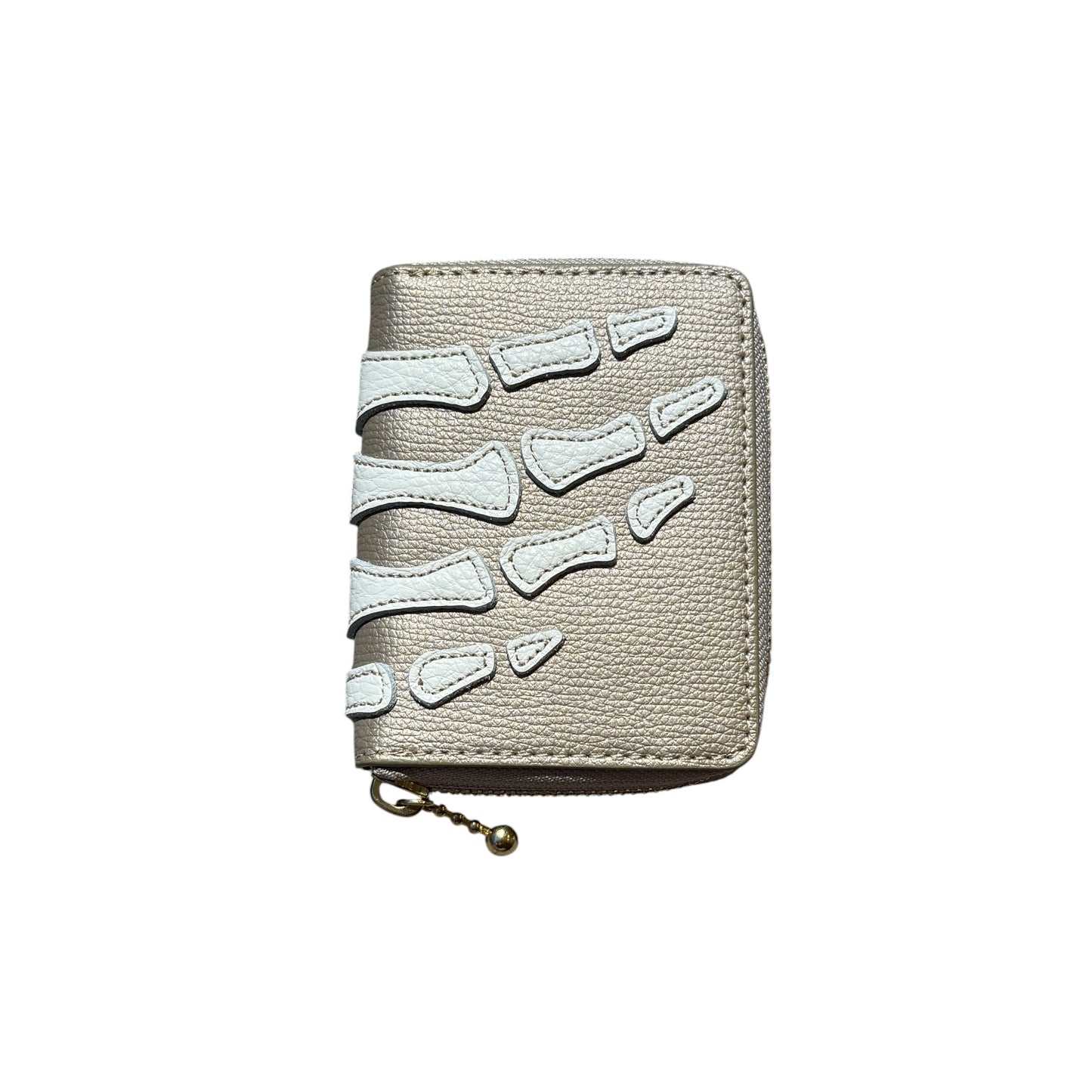 Kapital Thumbs Up Bone Hand Mini Zip Coin Wallet
