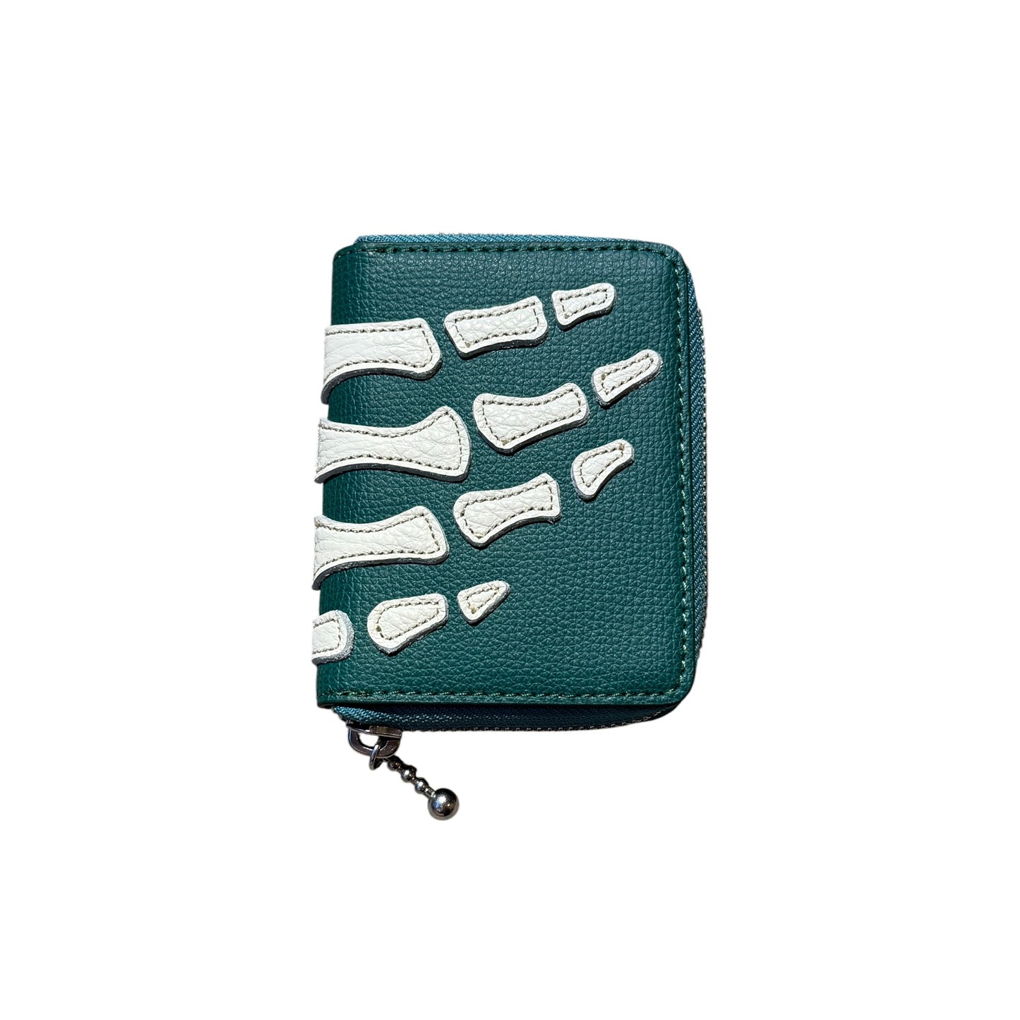 Kapital Thumbs Up Bone Hand Mini Zip Coin Wallet
