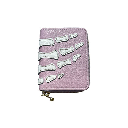 Kapital Thumbs Up Bone Hand Mini Zip Coin Wallet