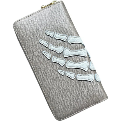 kapital bone hand zip long wallet 長財布 Kapital Thumbs Up Bone Hand Zip Long Wallet | COJP Gallery