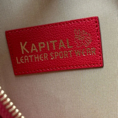 Kapital Thumbs Up Bone Hand Zip Wallet Bag