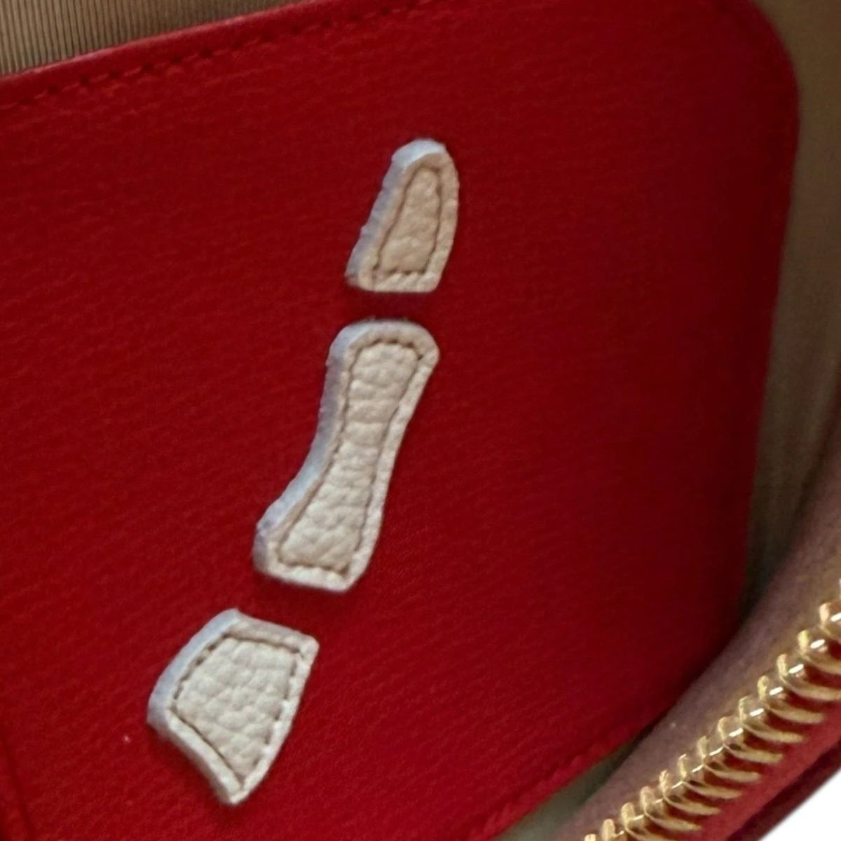 Kapital Thumbs Up Bone Hand Zip Wallet Bag