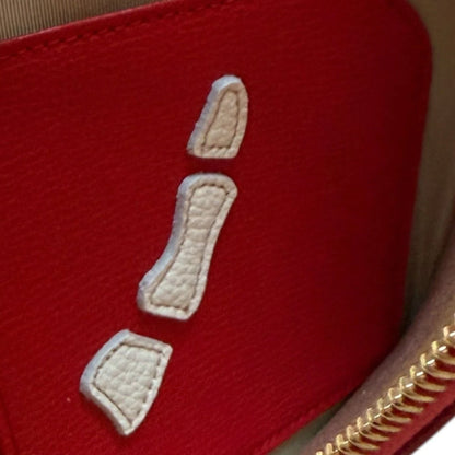 Kapital Thumbs Up Bone Hand Zip Wallet Bag