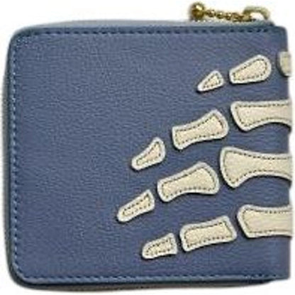 Kapital Thumbs Up Bone Hand Zip Wallet