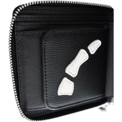 Kapital Thumbs Up Bone Hand Zip Wallet