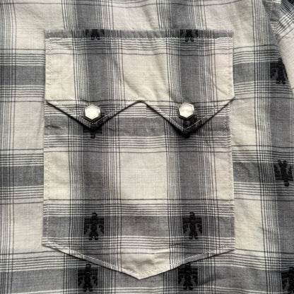 Kapital Thunderbird Shadow Check Open Collar Western Big Shirt