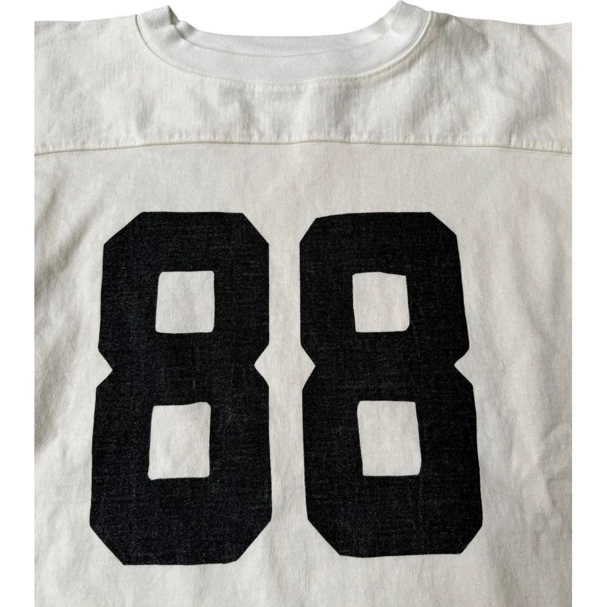 Kapital Tightly Woven Jersey Elbow Rip Football Long Sleeve Tee (88 Print)