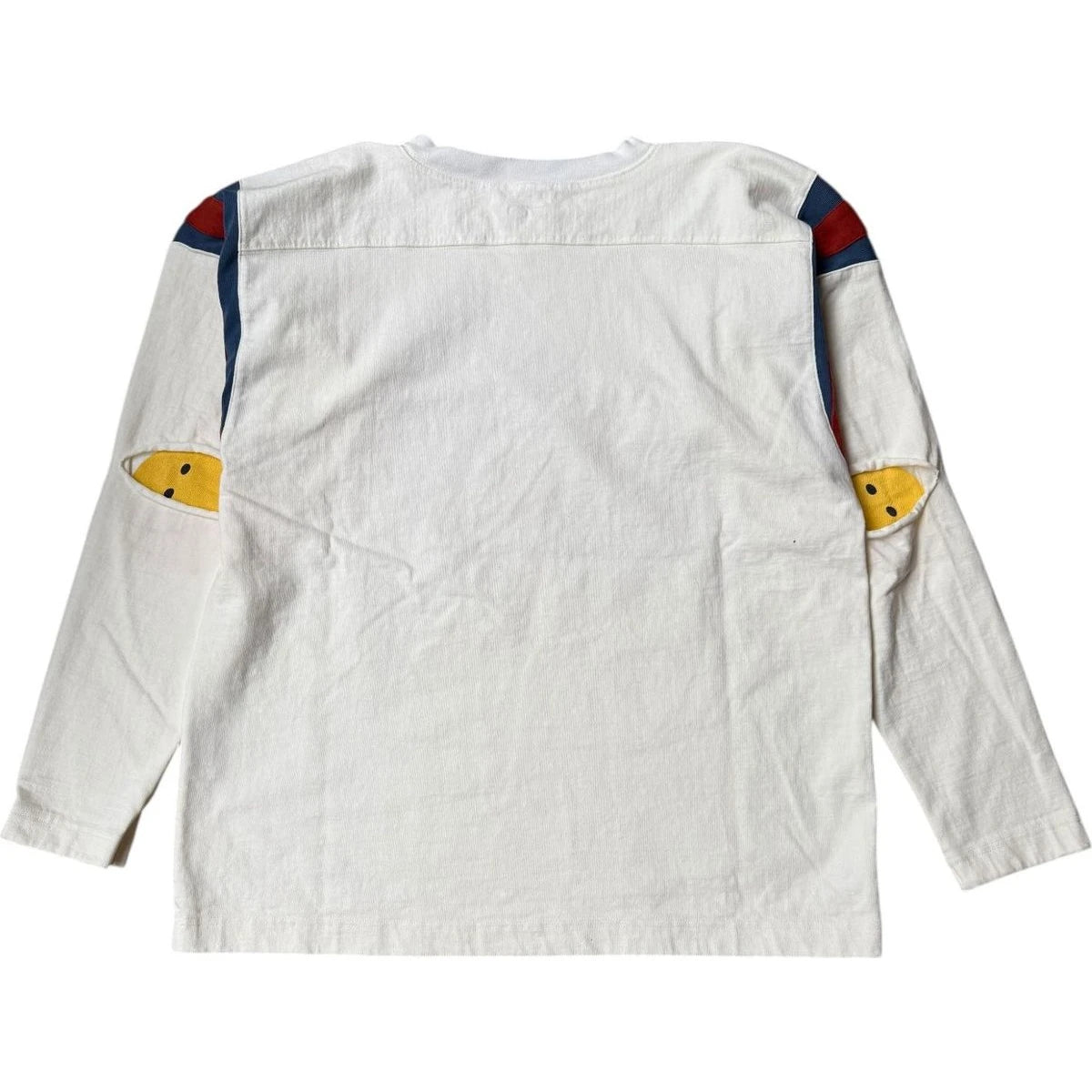 Kapital Tightly Woven Jersey Elbow Rip Football Long Sleeve Tee (88 Print)