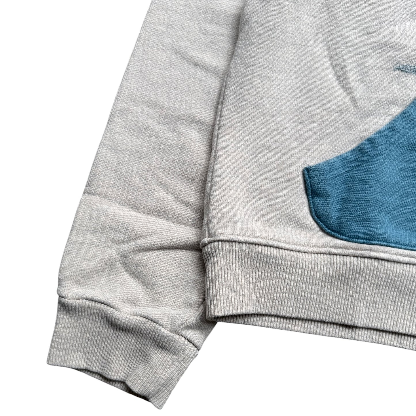 Kapital Top Fleece 2 Tone Zip Up Gym Hoodie