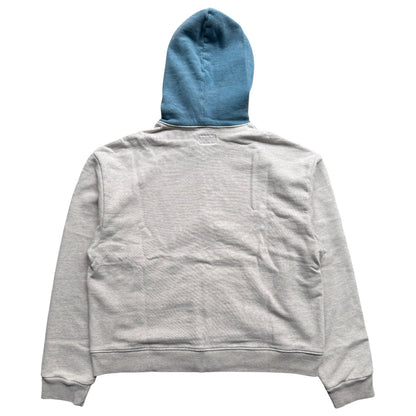 Kapital Top Fleece 2 Tone Zip Up Gym Hoodie