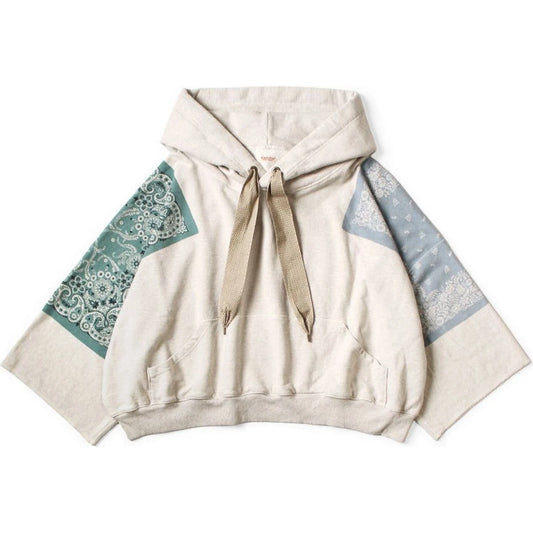 Kapital Top Fleece Bandana Devil Hoodie