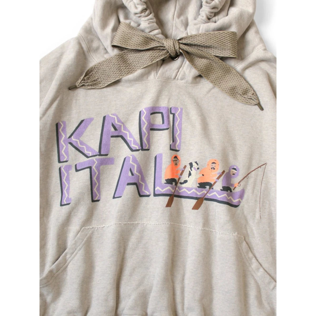 Kapital Top Fleece Devil Hoodie (Canoe Kapital Print)