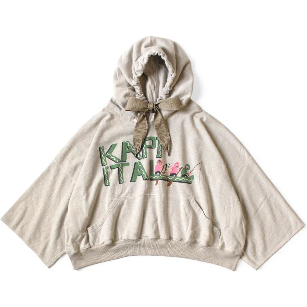 Kapital Top Fleece Devil Hoodie (Canoe Kapital Print)