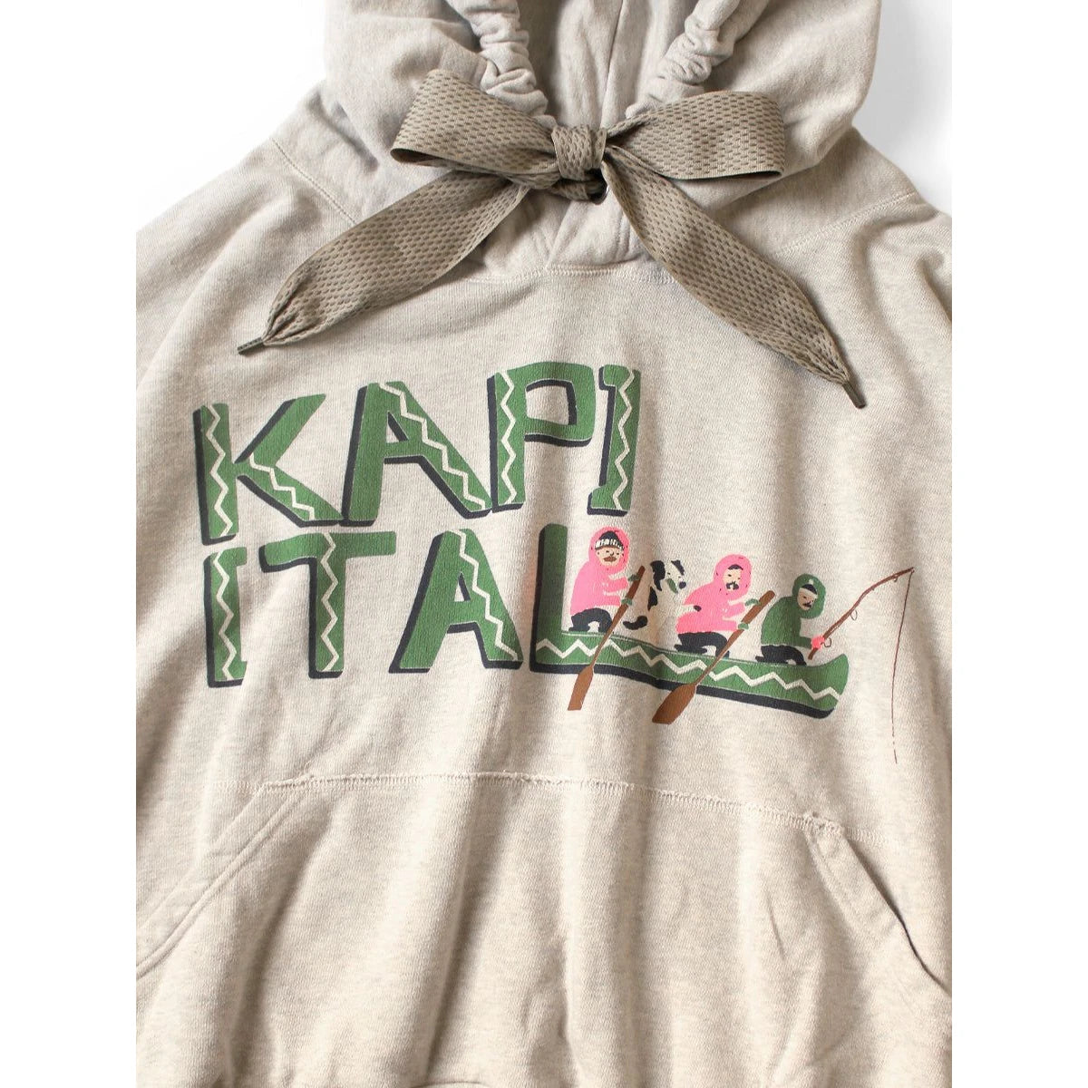 Kapital Top Fleece Devil Hoodie (Canoe Kapital Print)