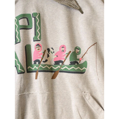 Kapital Top Fleece Devil Hoodie (Canoe Kapital Print)