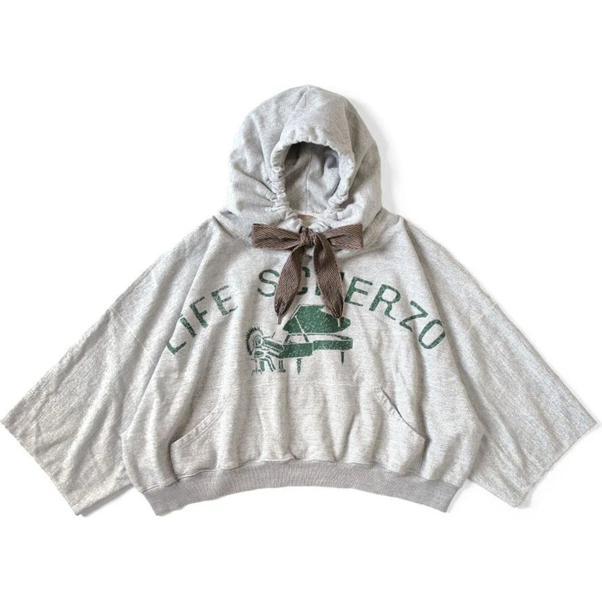 Kapital Top Fleece Devil Hoodie (Life Scherzo Print)