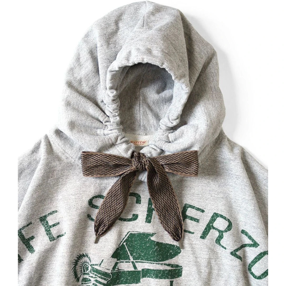 Kapital Top Fleece Devil Hoodie (Life Scherzo Print)