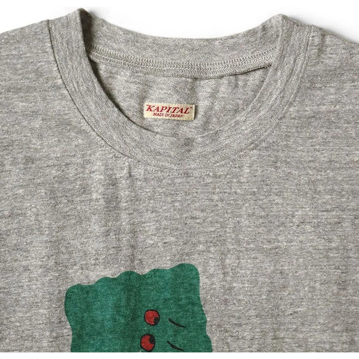 Kapital Top Jersey Crew T-Shirt (Bitter Peckish Bowy Print)