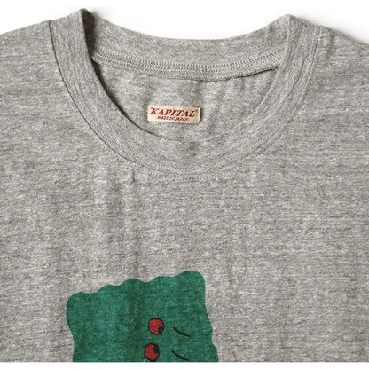 Kapital Top Jersey Crew T-Shirt (Bitter Peckish Bowy Print)