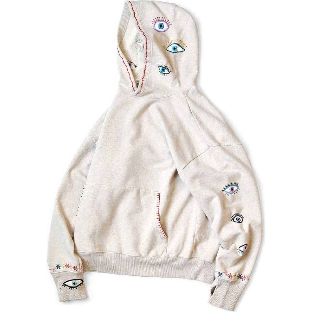 Kapital Top Lined Hood Sweatshirt (Speakeasy Embroidery)