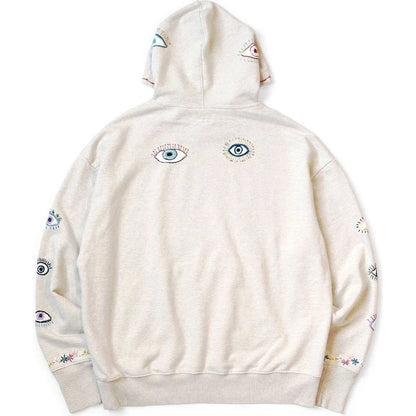 Kapital Top Lined Hood Sweatshirt (Speakeasy Embroidery)