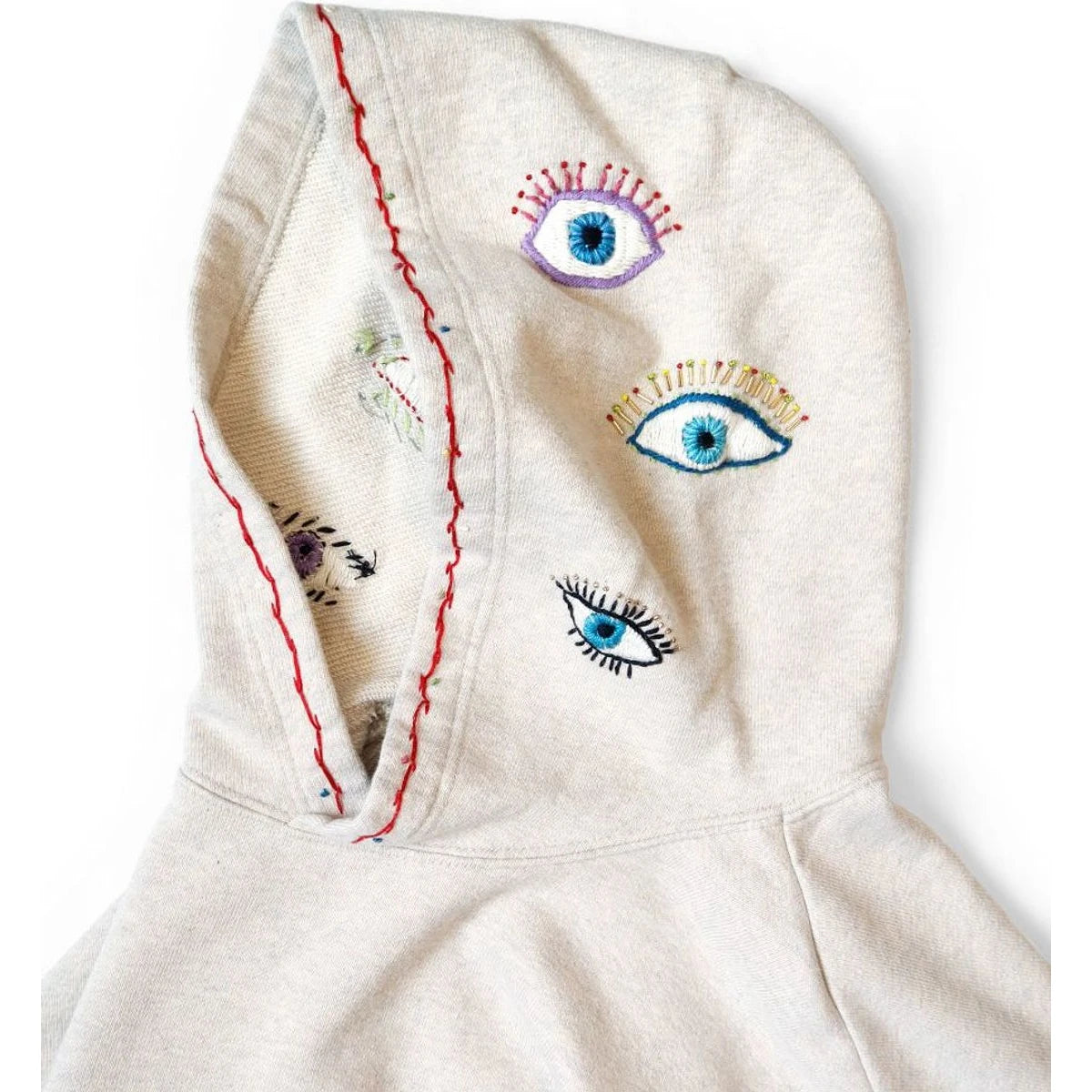 Kapital Top Lined Hood Sweatshirt (Speakeasy Embroidery)