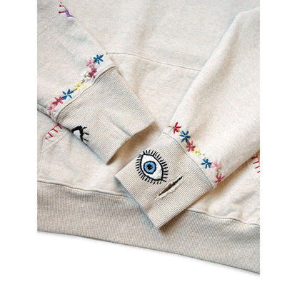 Kapital Top Lined Hood Sweatshirt (Speakeasy Embroidery)