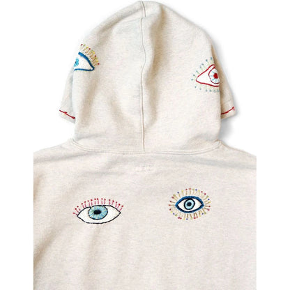 Kapital Top Lined Hood Sweatshirt (Speakeasy Embroidery)