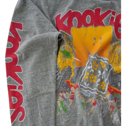 Kapital Top Tenjiku Crew Long Sleeve Tee (Buster Peckish Bowy Print)