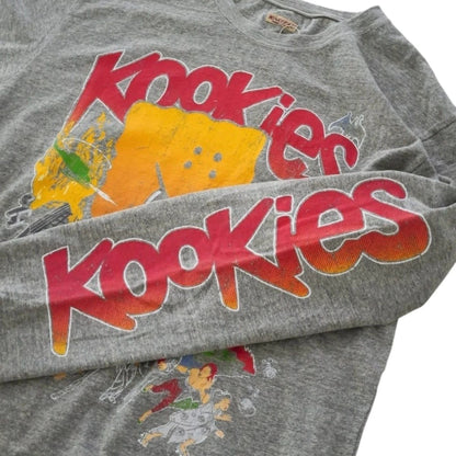 Kapital Top Tenjiku Crew Long Sleeve Tee (Buster Peckish Bowy Print)