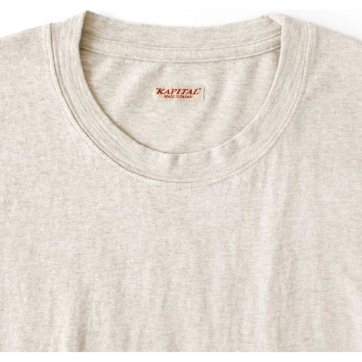 Kapital Jersey Hippie Long Sleeve T-Shirt (Striped Patchwork)