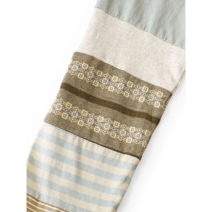 Kapital Jersey Hippie Long Sleeve T-Shirt (Striped Patchwork)