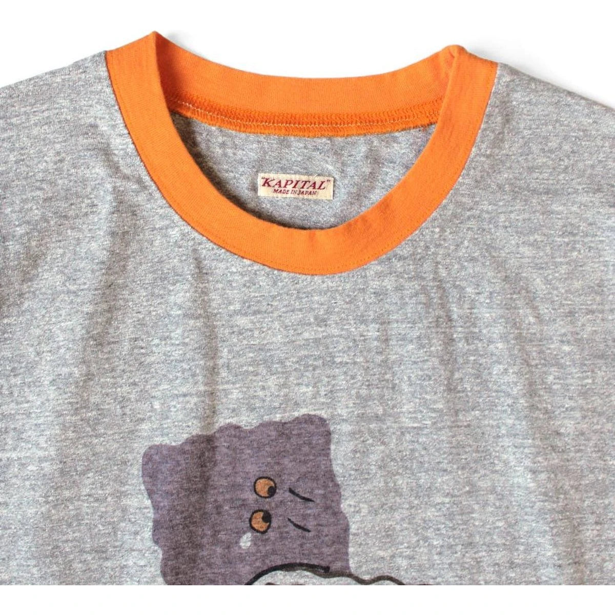 Kapital Top Tenjiku Ringer T (Tough Peckish Bowy Print)