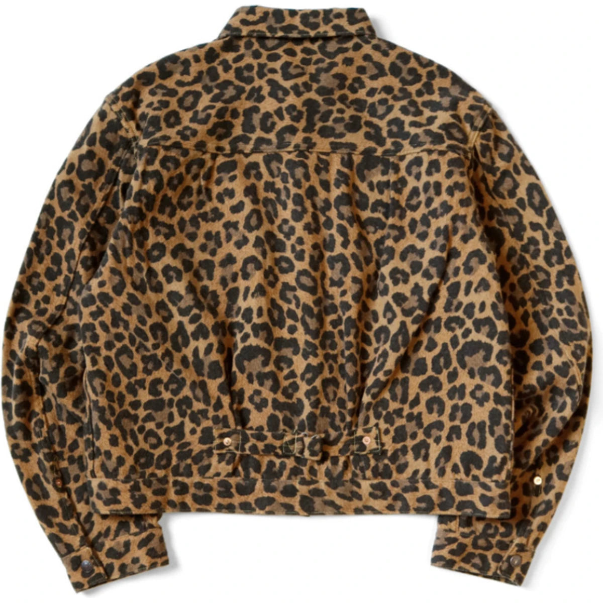 Kapital Twill Aged Wool Leopard Print 1st Jacket