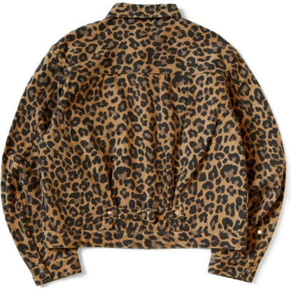 Kapital Twill Aged Wool Leopard Print 1st Jacket