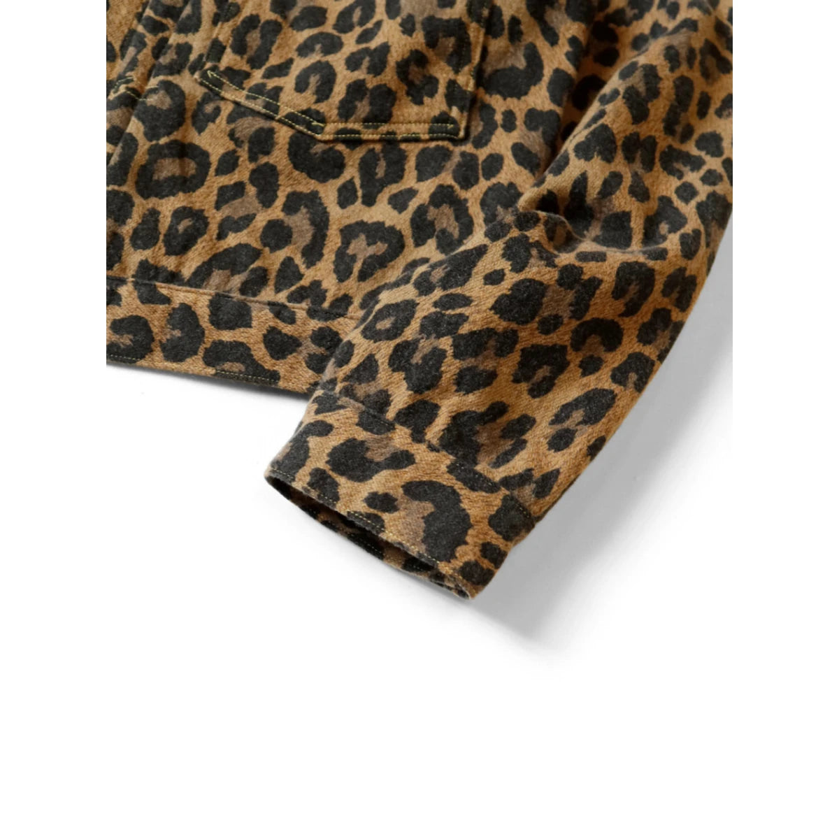 Kapital Twill Aged Wool Leopard Print 1st Jacket