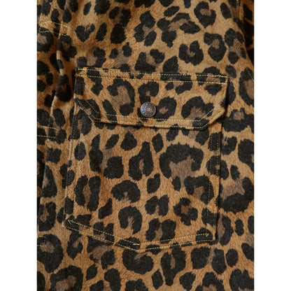 Kapital Twill Aged Wool Leopard Print 1st Jacket