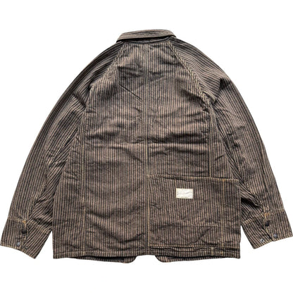 Kapital Twill Aged Wool Stripe Cactus Coverall