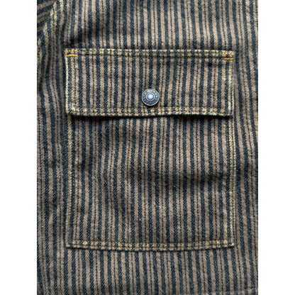 Kapital Twill Aged Wool Stripe Cactus Coverall