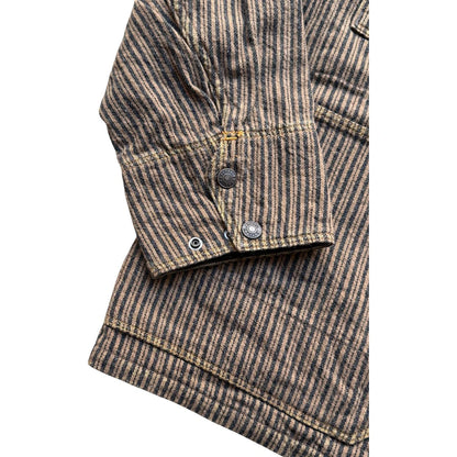 Kapital Twill Aged Wool Stripe Cactus Coverall