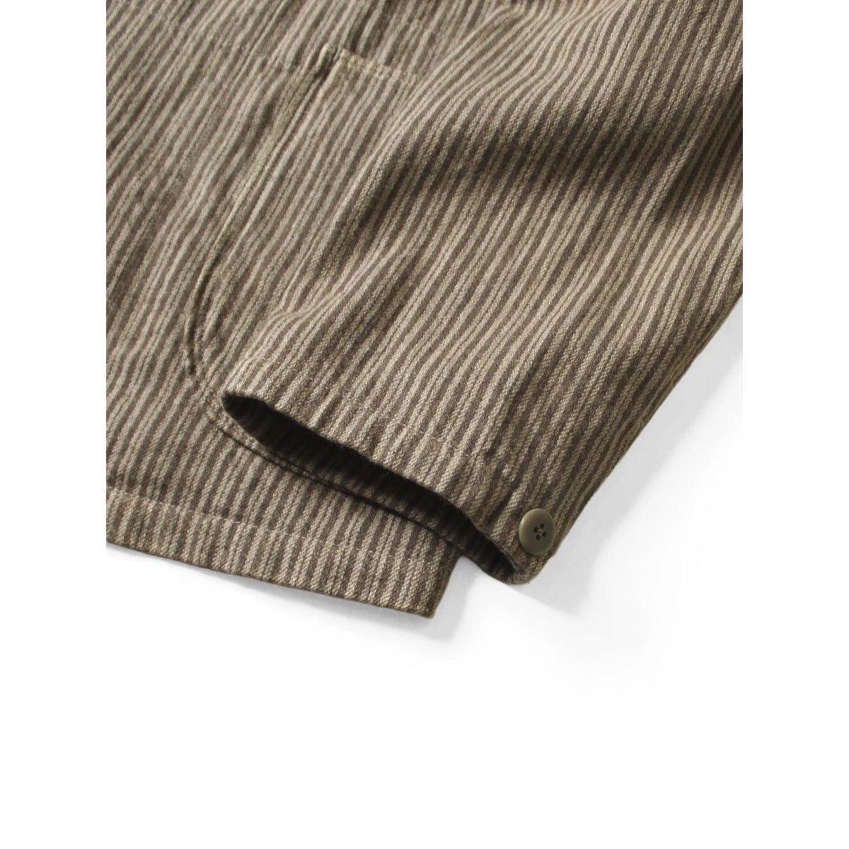Kapital Twill Aged Wool Stripe Hospital Jacket