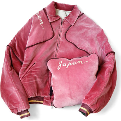 Kapital Velvet Siamese Bomber Drizzler Jacket