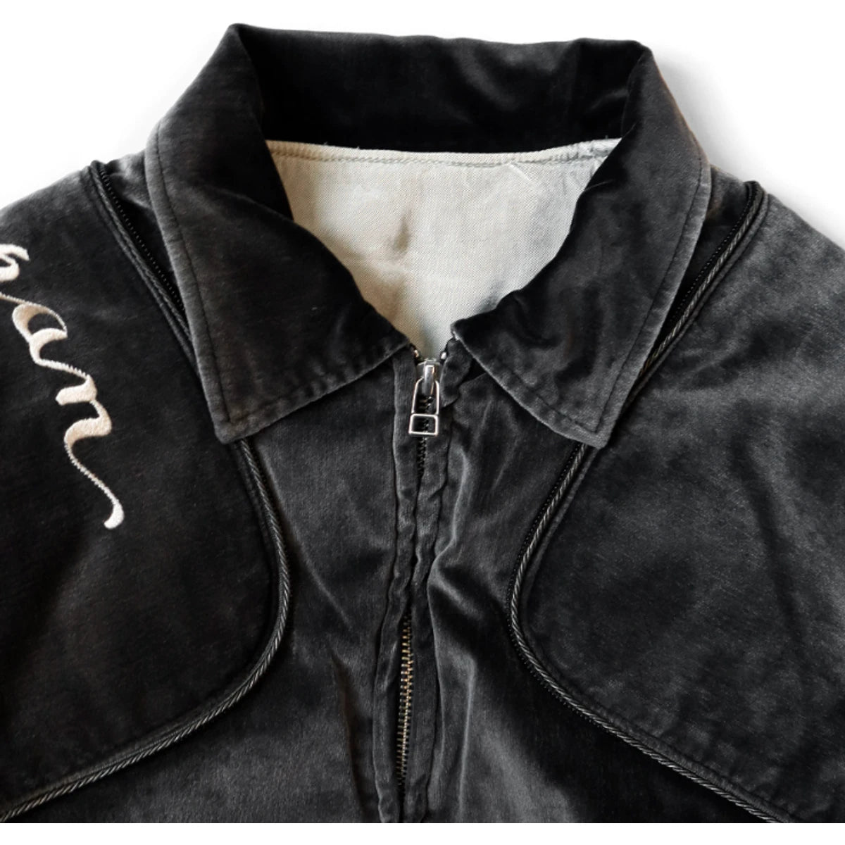 Kapital Velvet Siamese Bomber Drizzler Jacket