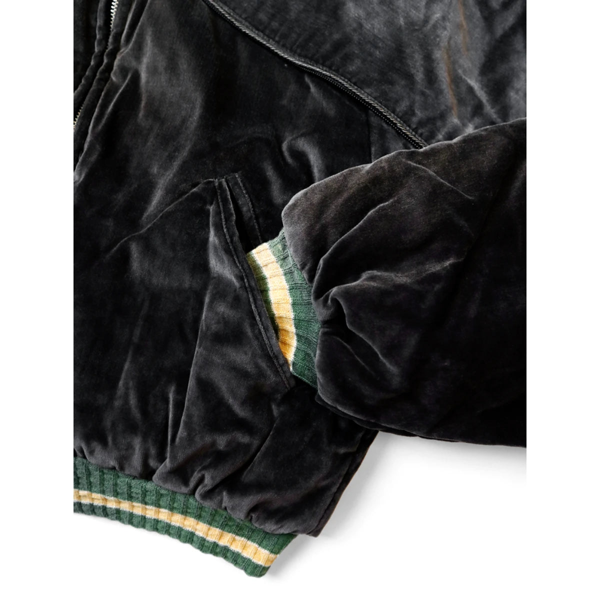 Kapital Velvet Siamese Bomber Drizzler Jacket