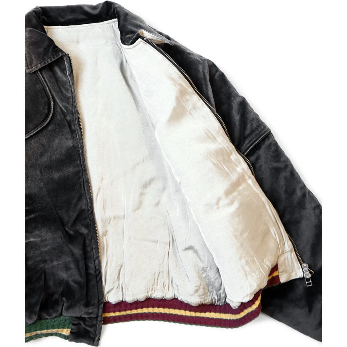 Kapital Velvet Siamese Bomber Drizzler Jacket