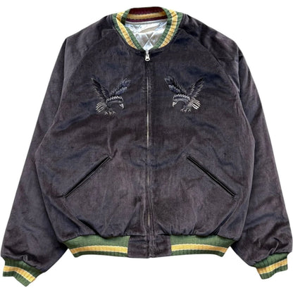 Kapital Velvet Souvenir Jacket (Crow and Skull)