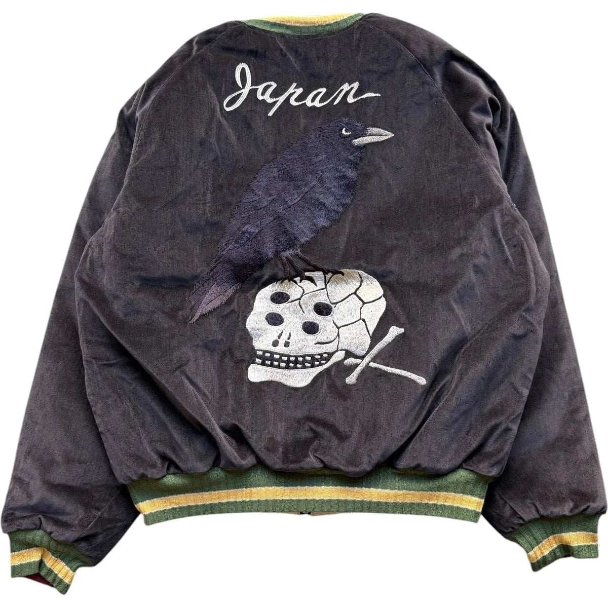 Kapital Velvet Souvenir Jacket (Crow and Skull)