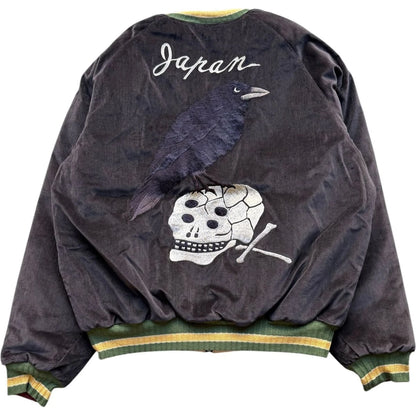 Kapital Velvet Souvenir Jacket (Crow and Skull)